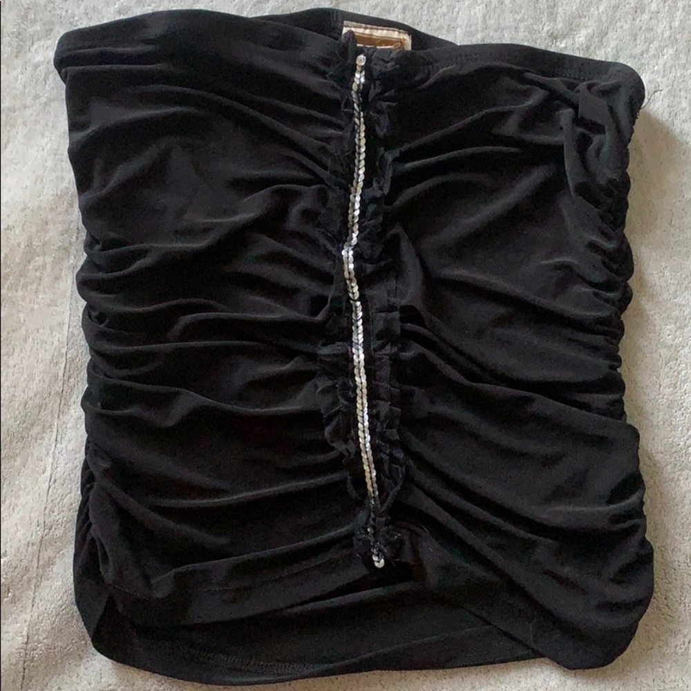 Black Vintage Tube Top